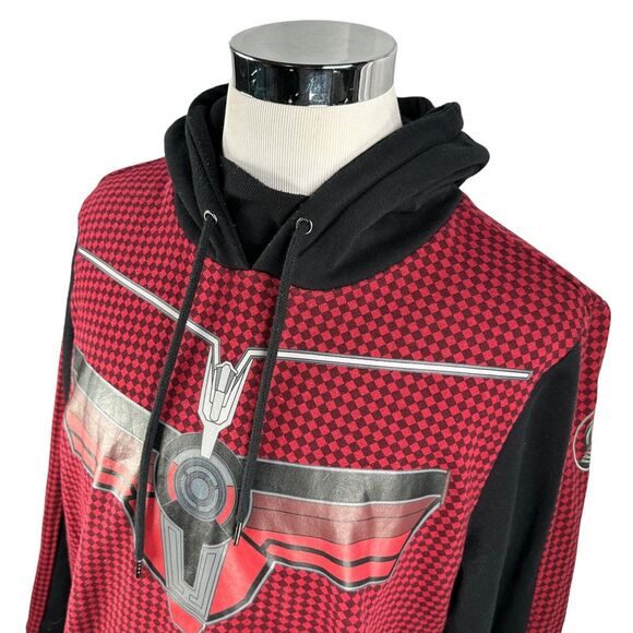 Marvel Ant-Man & The Wasp Hoodie Mens XL Hot Topic Black Red Our Universe Cotton - Picture 2 of 10